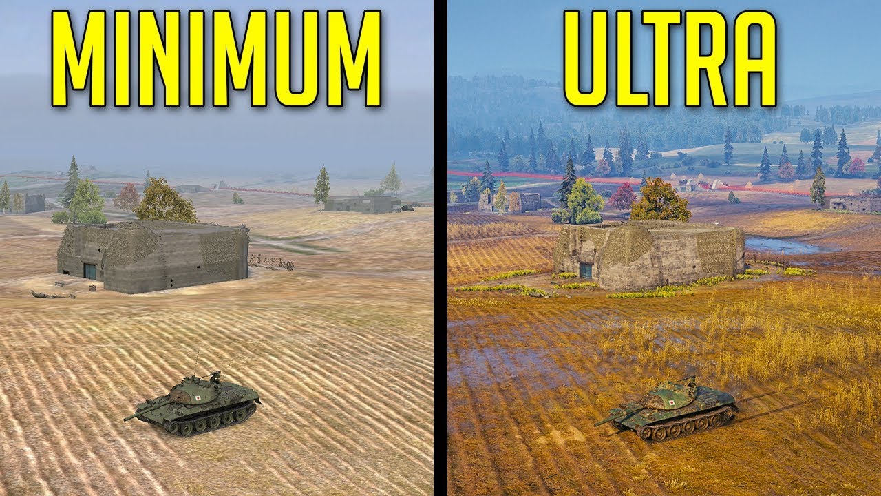 ULTRA vs MINIMUM Graphics &bull; Any Advantages? ► World of Tanks Graphic Settings