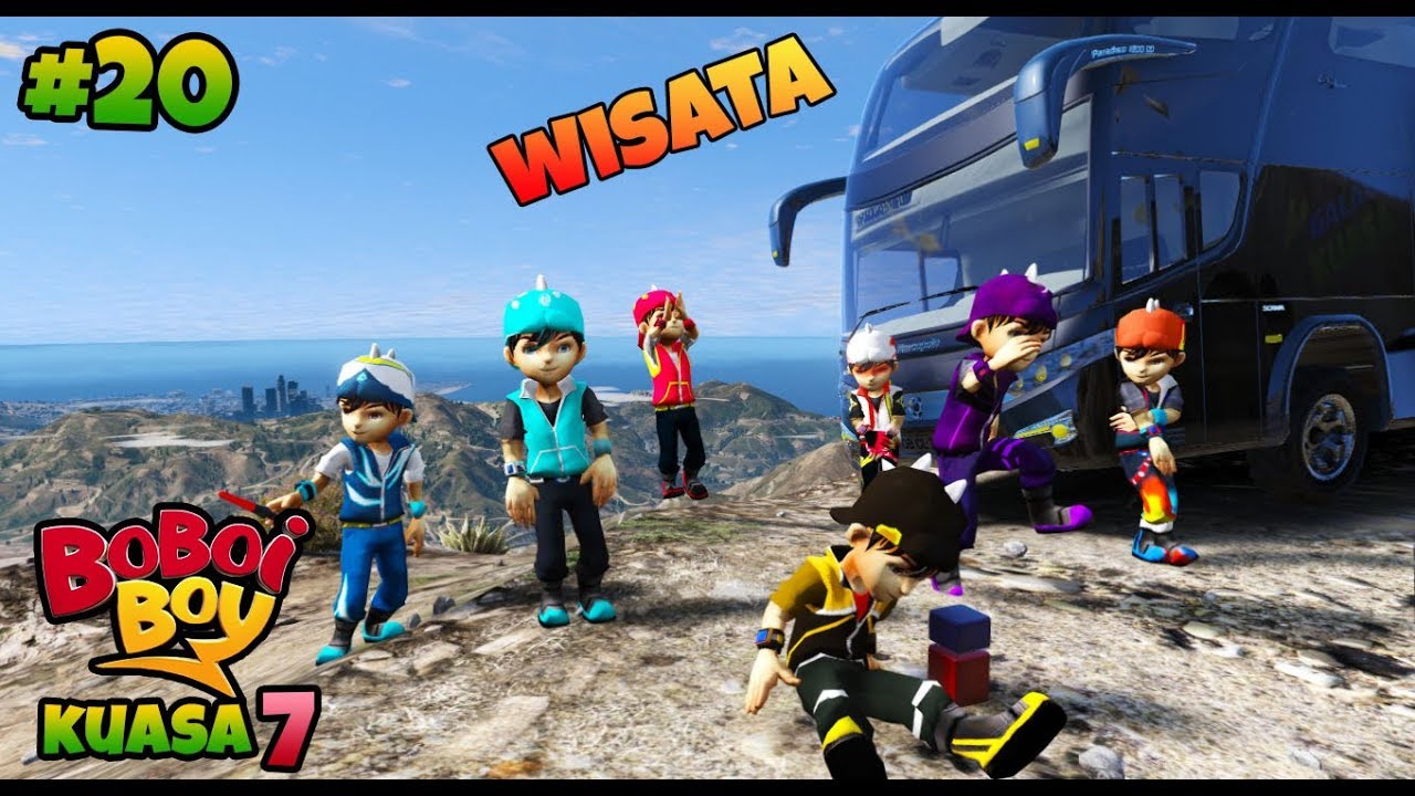 GTA 5 MOD BOBOIBOY KUASA 7 WISATA KE PUNCAK GUNUNG TERTINGGI