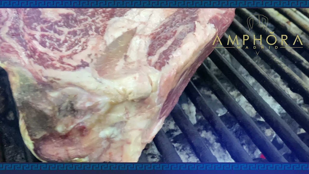 91 644 3917 RESTAURANTE AMPHORA ALCORC&Oacute;N CARNE MADURADA PARRILLA BRASA BUEY VACA TBONE GOURMETMADRID