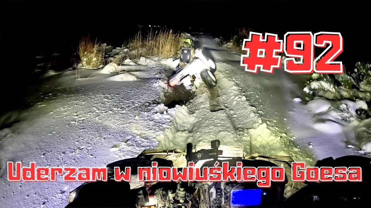 Nowy GOES Terrox rozbity? Ściągnięta opona, skok w przepaść | ATV Dzik #92