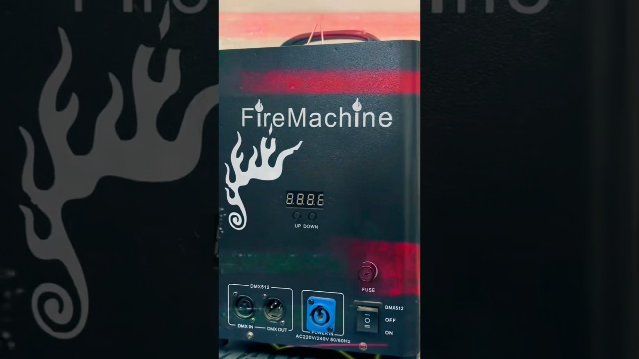 The Dmx | Remote fire Machine is here 