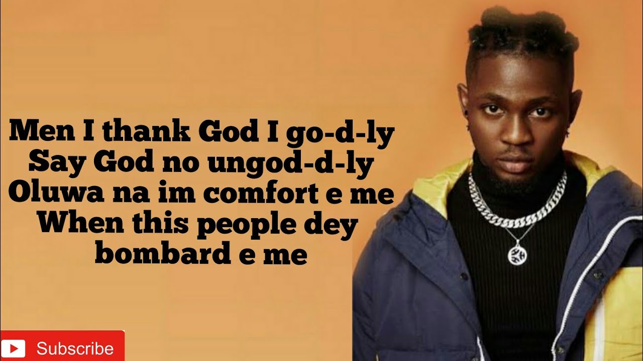 Omah Lay - Godly (Lyrics Video)