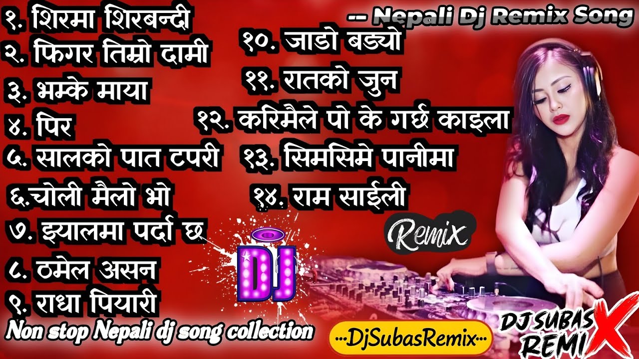 New Nepali Dj song collection  MIX BY DJSubasRemix  | New Trending Nepali DJ Song Collection 2025🔥