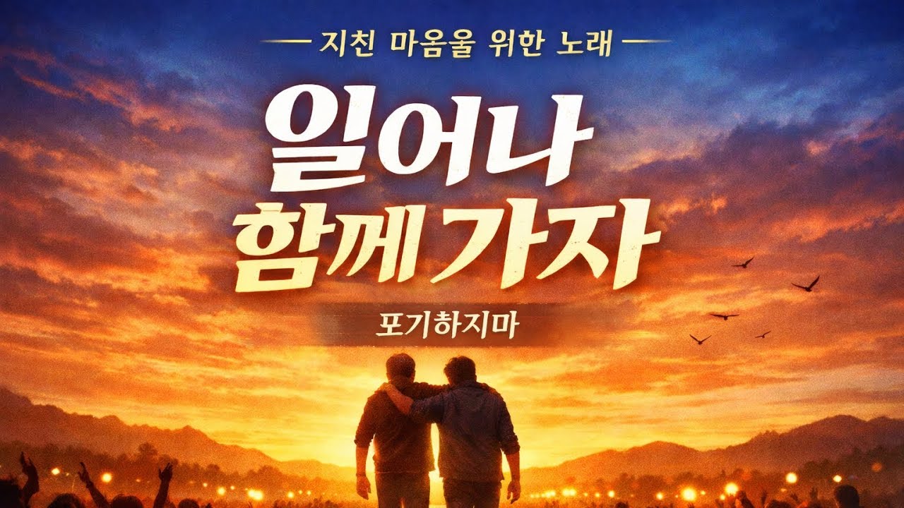 지친 당신에게 보내는 노래 🎸 일어나 함께 가자 | 희망을 주는 감동 락발라드