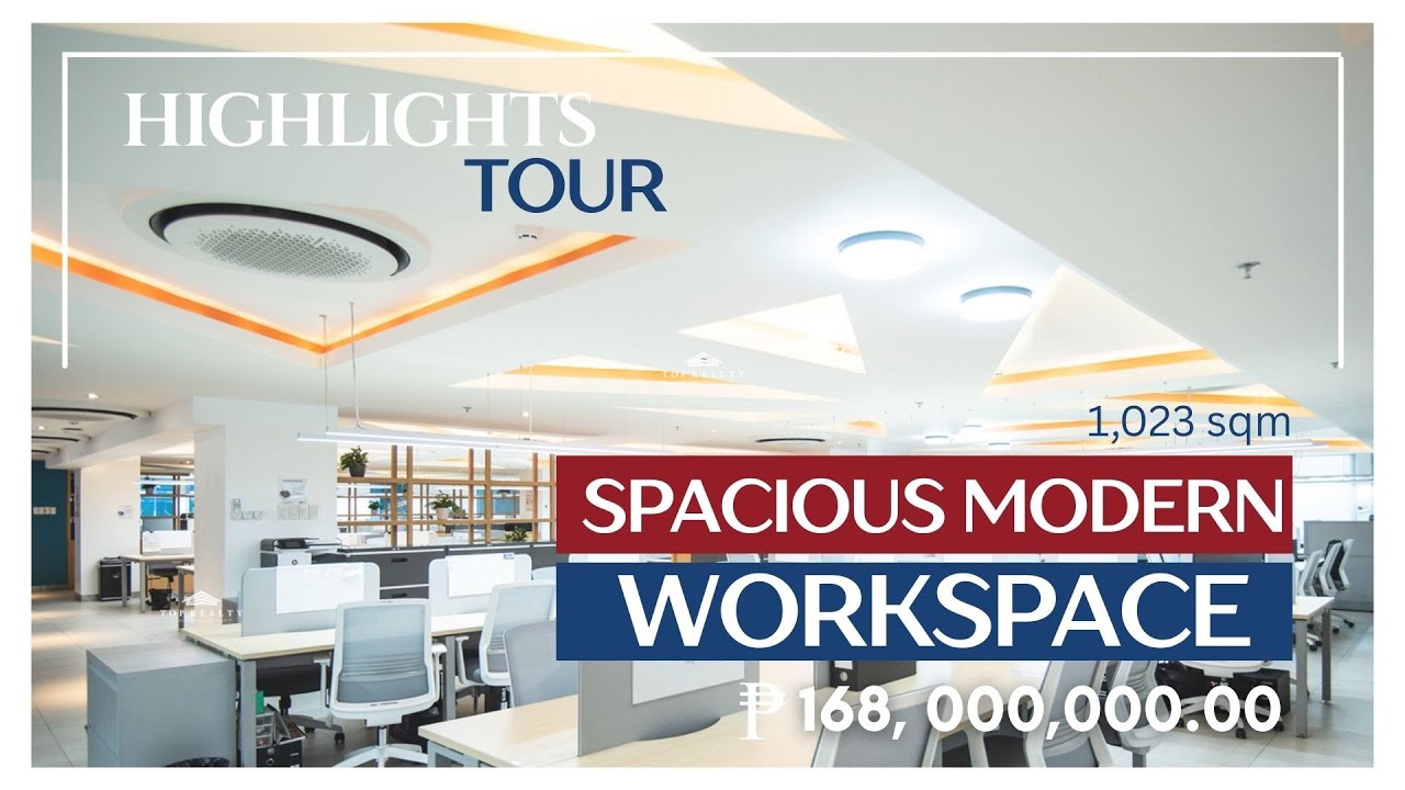 HIGHLIGHTS TOUR 24: Modern Office Space For Sale at Aspire Tower, Quezon City