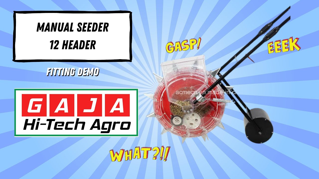 Manual seeder 12 headers fitting