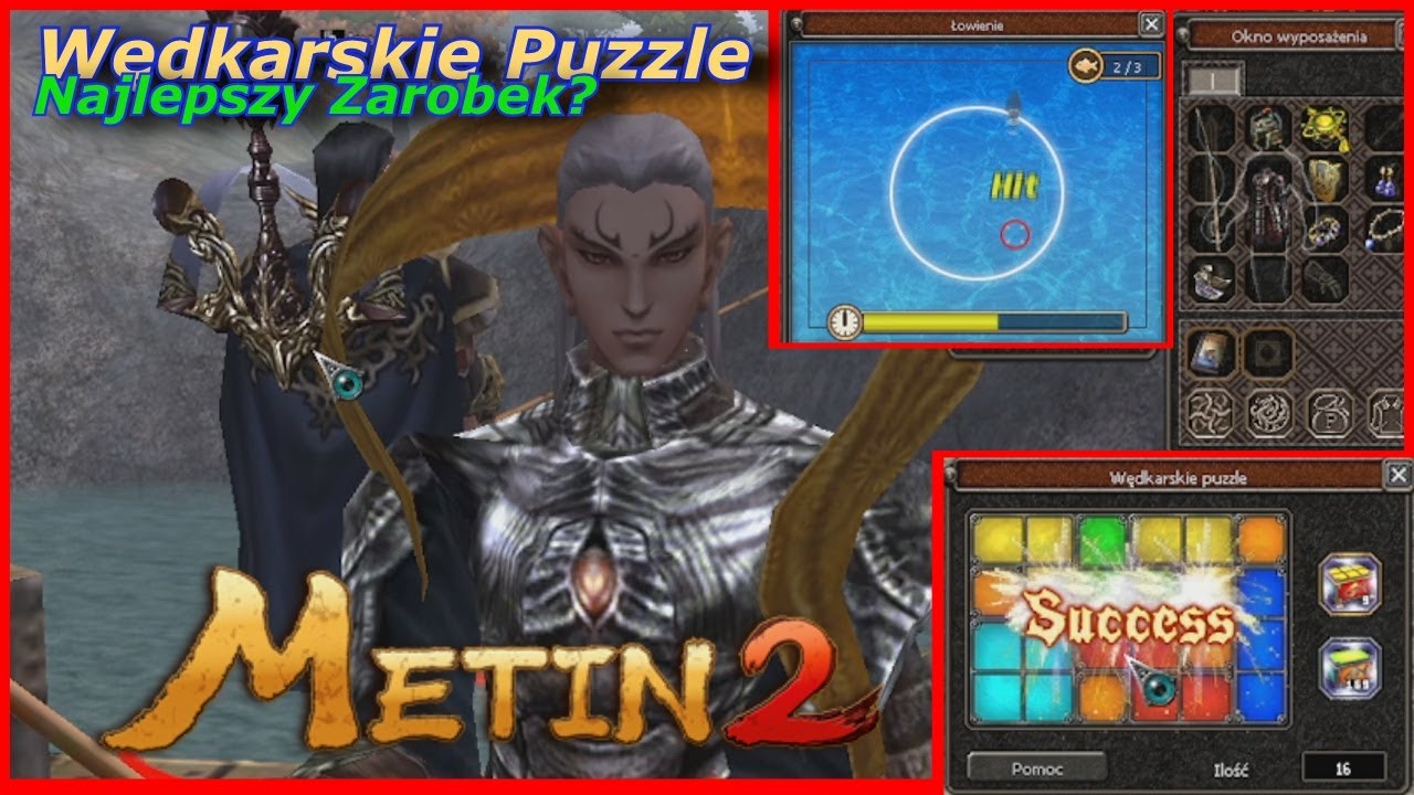 [EVENT 30LVL+ Wędkarskie Puzzle] EVENT RYBACKI to Najlepszy Zarobek dla LOW LVL? - METIN2