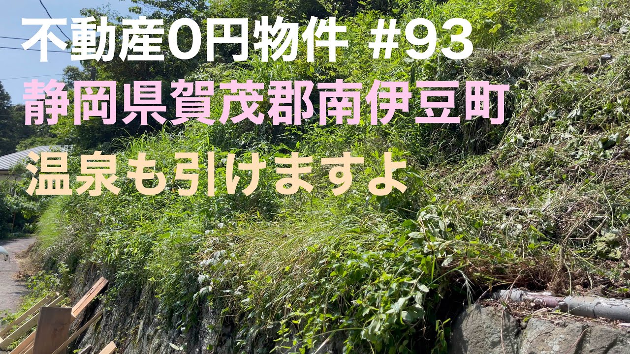 不動産0円物件 #93  静岡県賀茂郡南伊豆町