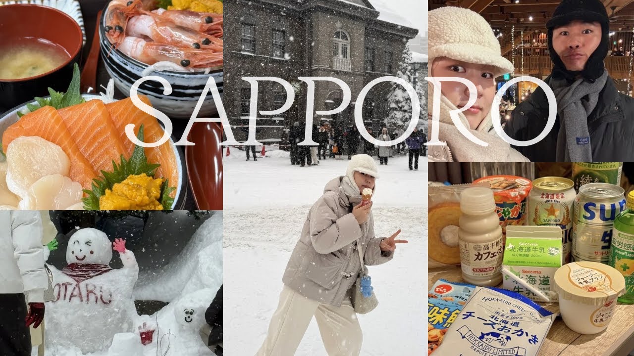 [Vlog] 폭설과 함께한 1월 오타루 브이로그 🤍🫠 | 삿포로 마지막 이야기 | 북해도 겨울여행 DAY3&4