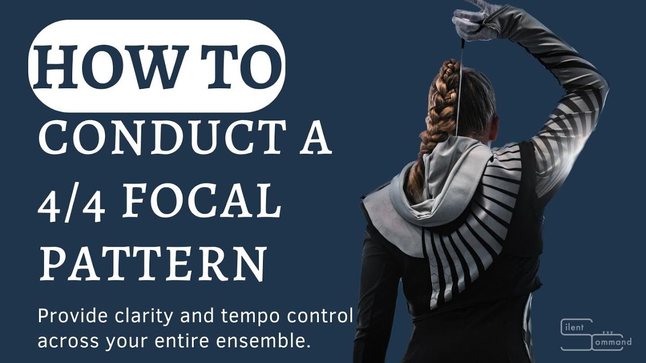 How To Conduct a 4/4 Focal Pattern | 2023 Drum Major Conducting Tips