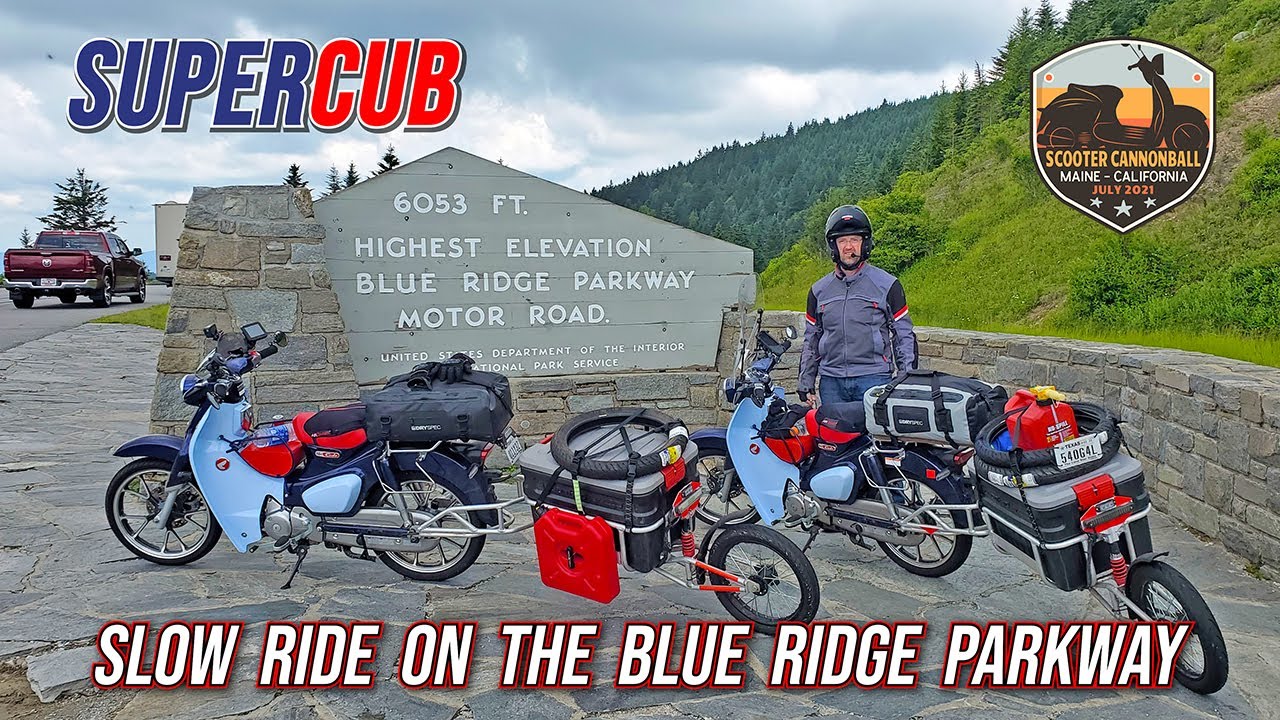 2019 Honda Super Cub // Slow Ride on the Blue Ridge Parkway
