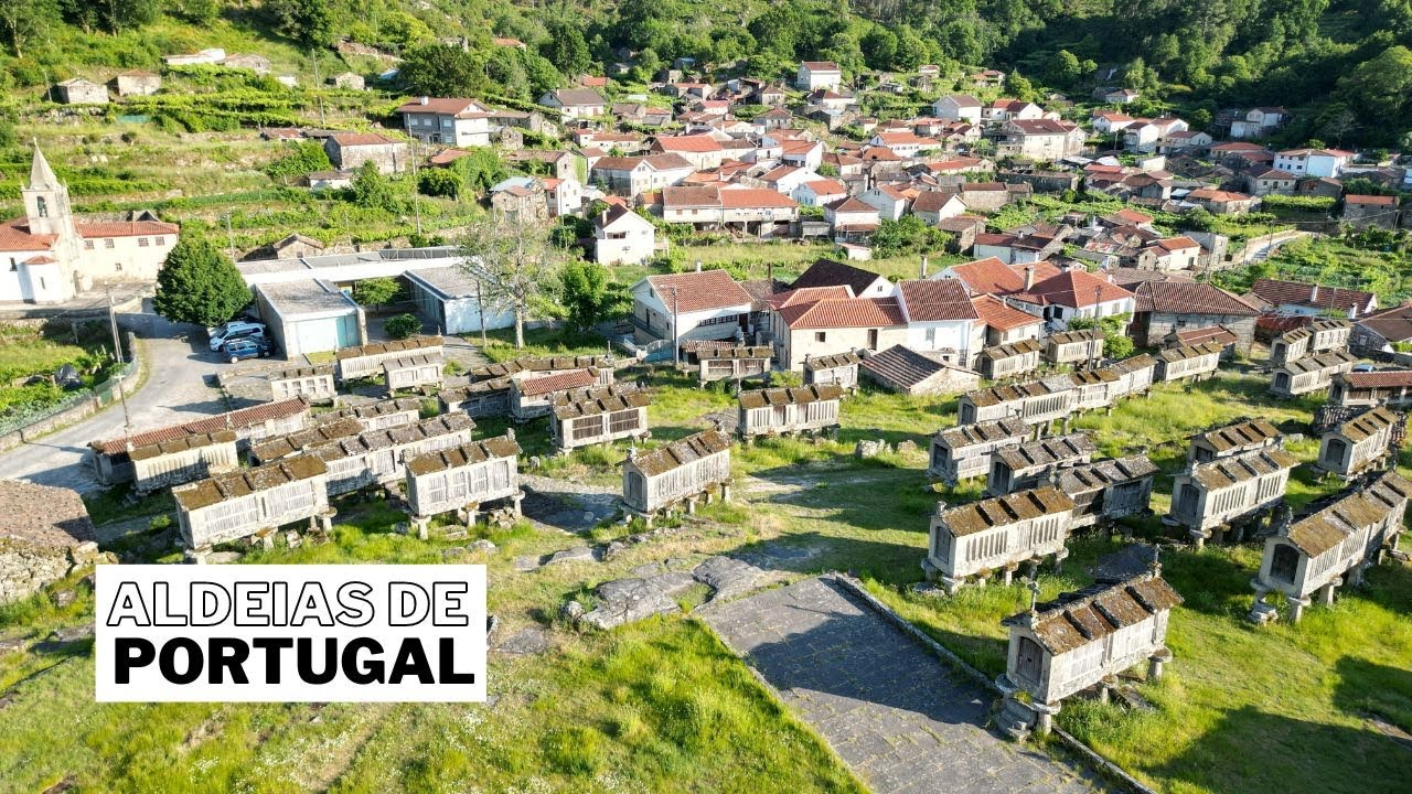Pitoresca aldeia comunitária na Montanha | Lindoso - Portugal (Walking Tour 4K)