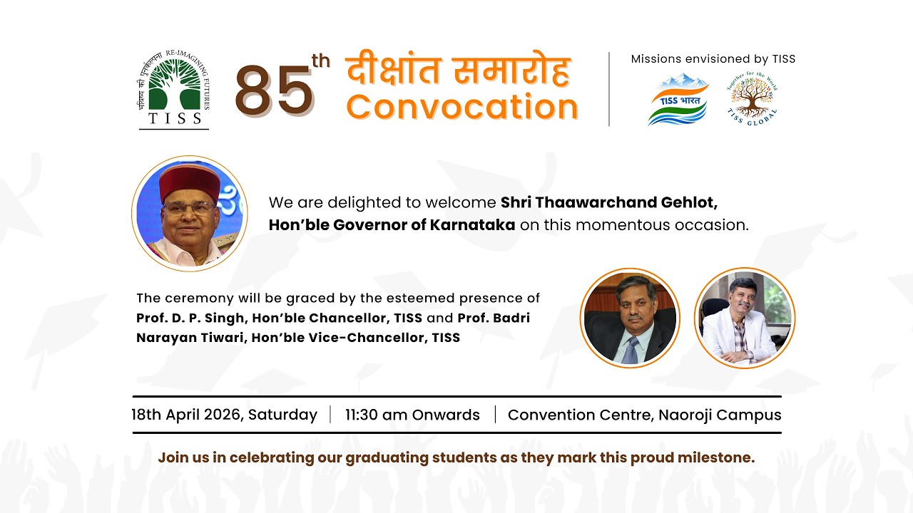 85th Convocation, Tata Institute of Social Sciences, Mumbai Campus