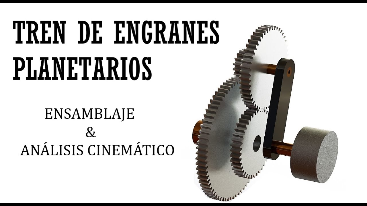 Tren de engranes planetarios | Análisis cinemático | SolidWorks