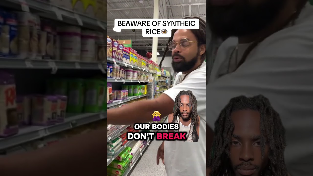 Beware of synthetic rice #shorts
