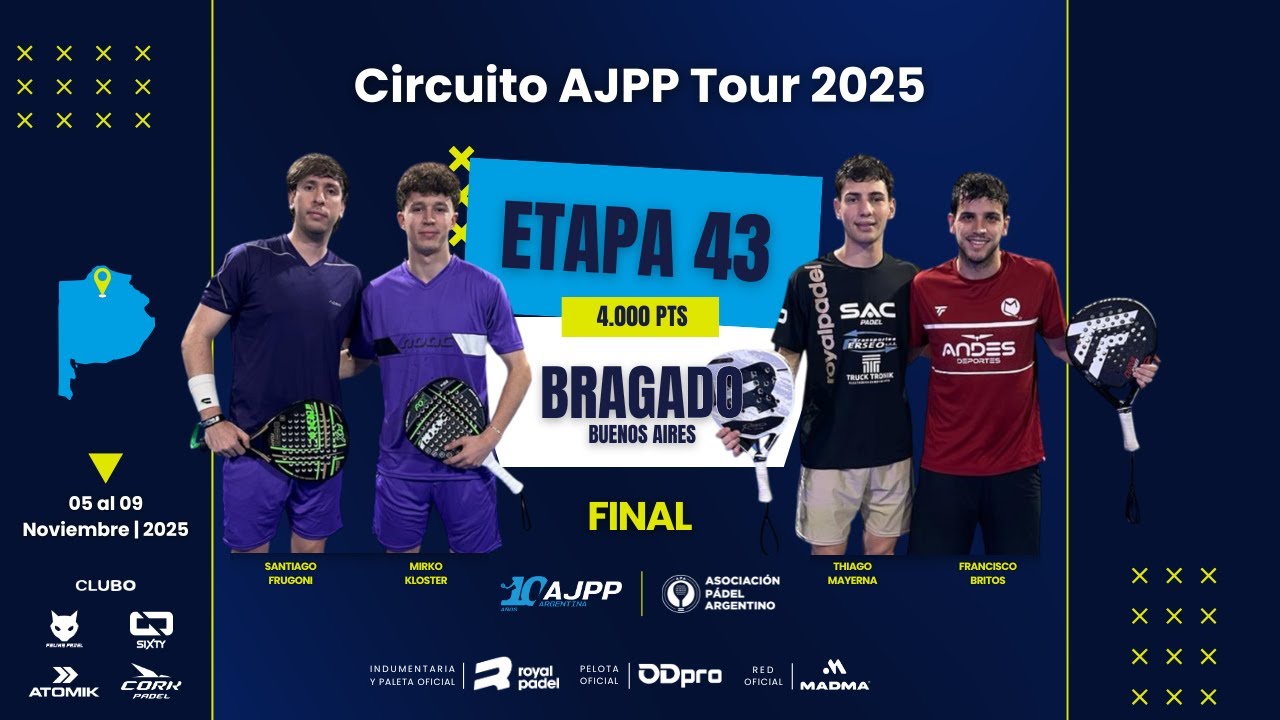 CIRCUITO AJPP TOUR 2025 | BRAGADO (BUENOS AIRES) | FINAL 4000PTS | EN VIVO