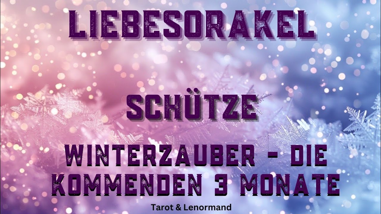 #Schütze ♐️ Liebesorakel ❄️ Diese Verbindung befreit dich von alten Schattenthemen 💜 