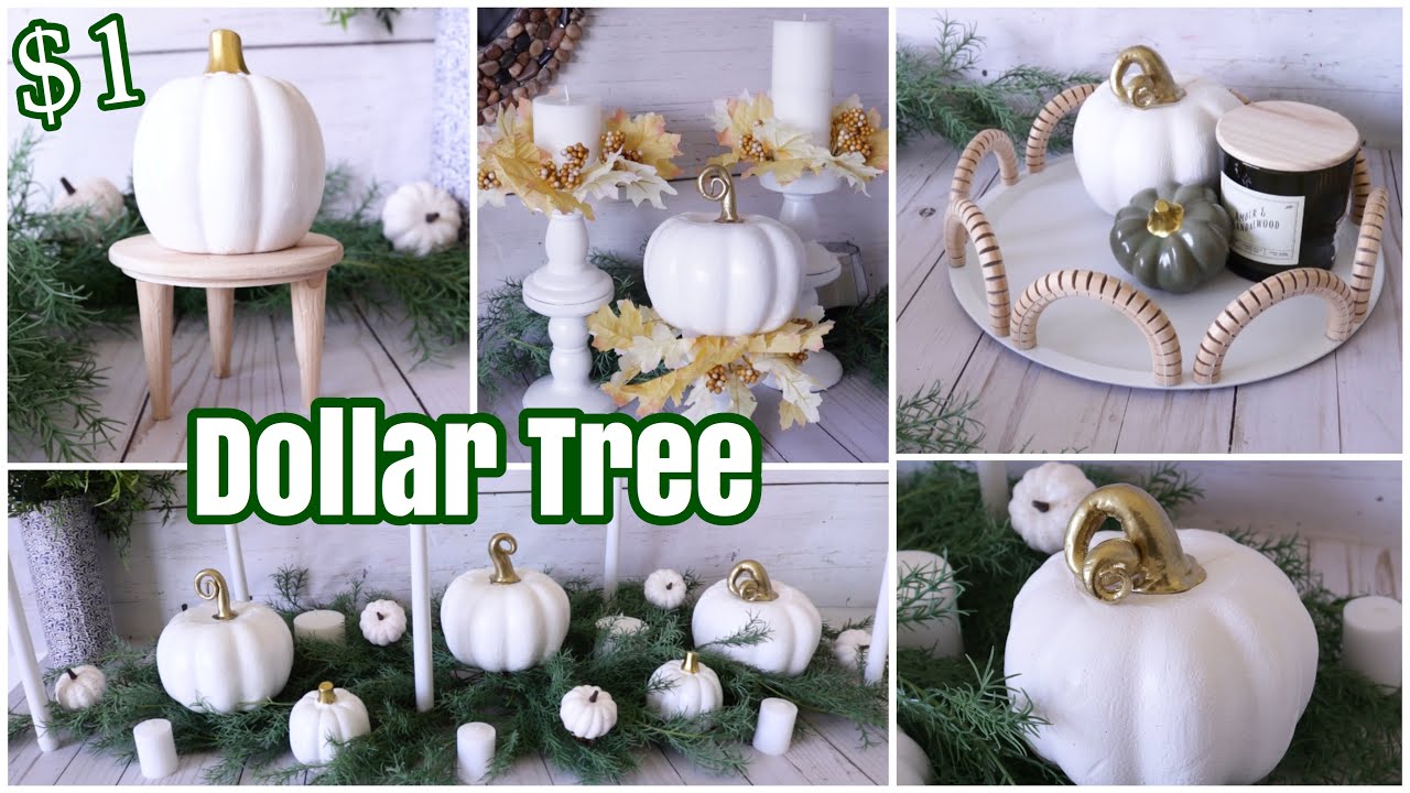 5 Dollar Tree DIY Fall Home Decor Crafts
