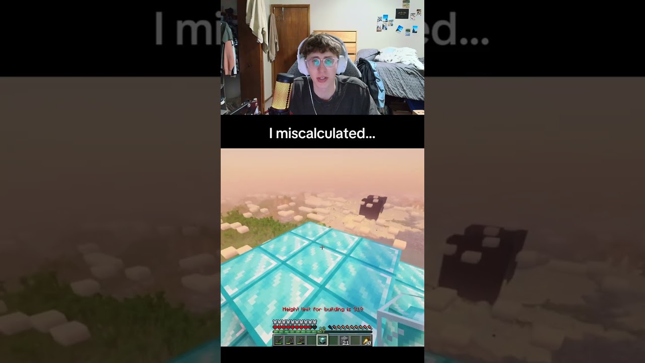 I MISCALCULATED.... #minecraft