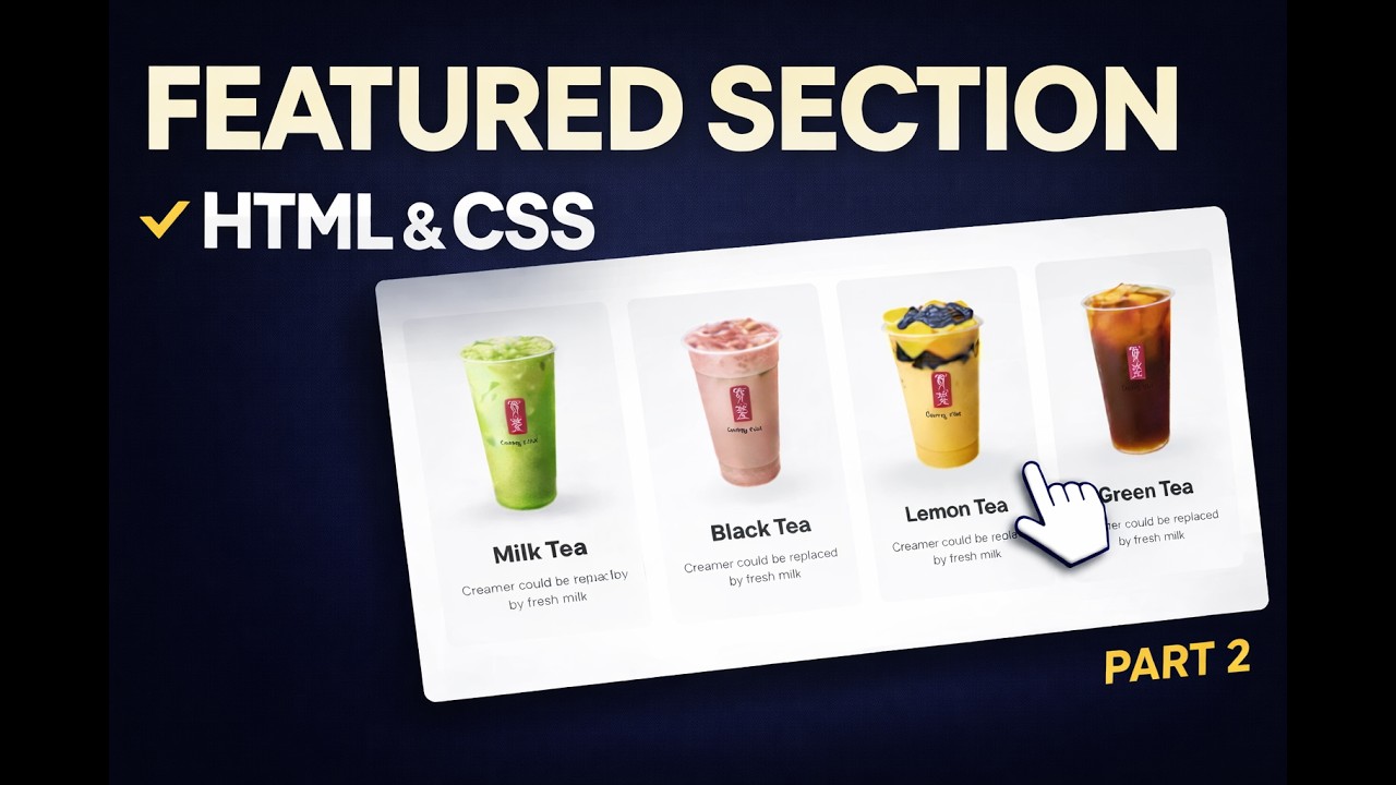 Build a Featured Products Section Using HTML & CSS 🚀