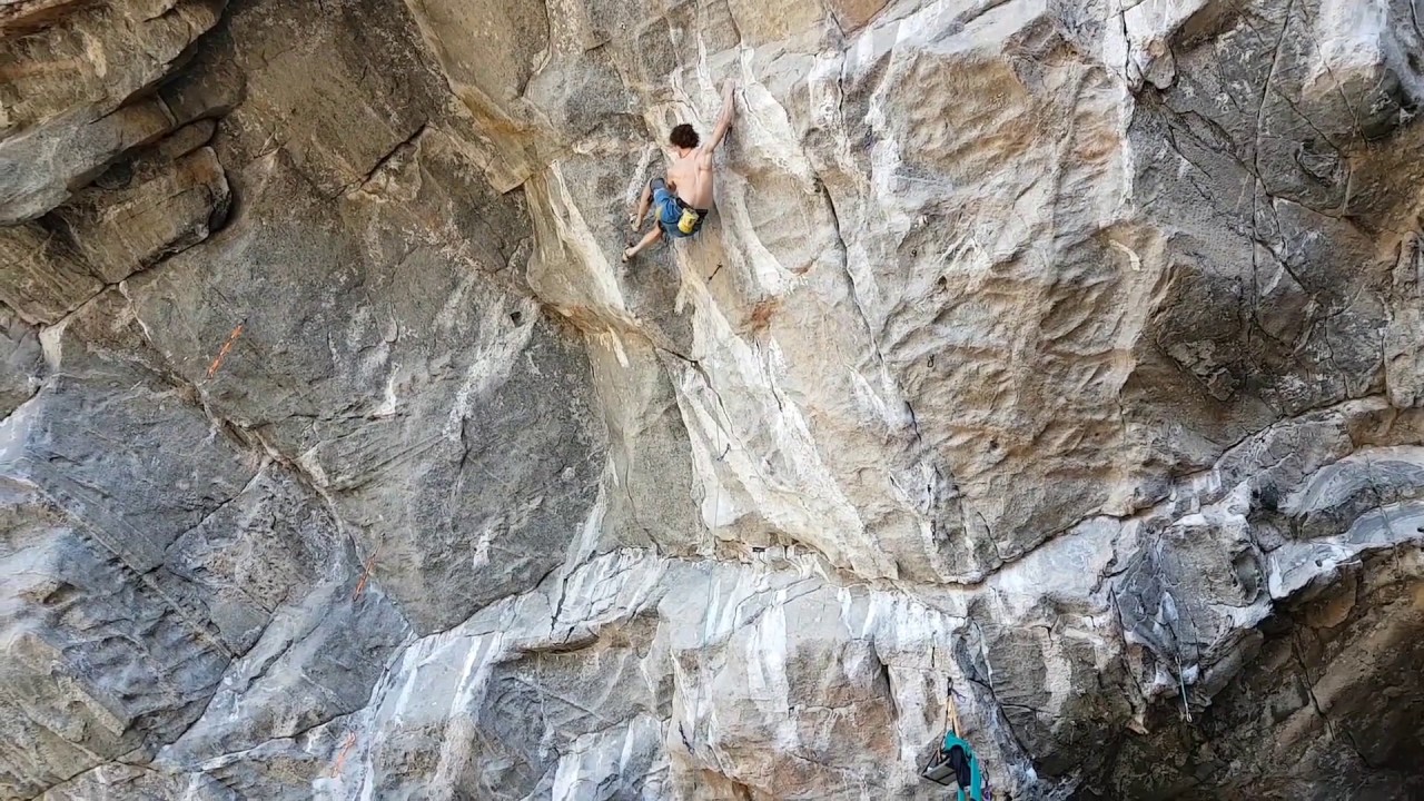 Adam Ondra on the second crux of Project Hard