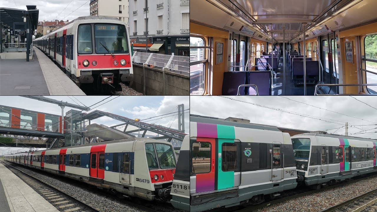 Le RER B pendant le confinement.