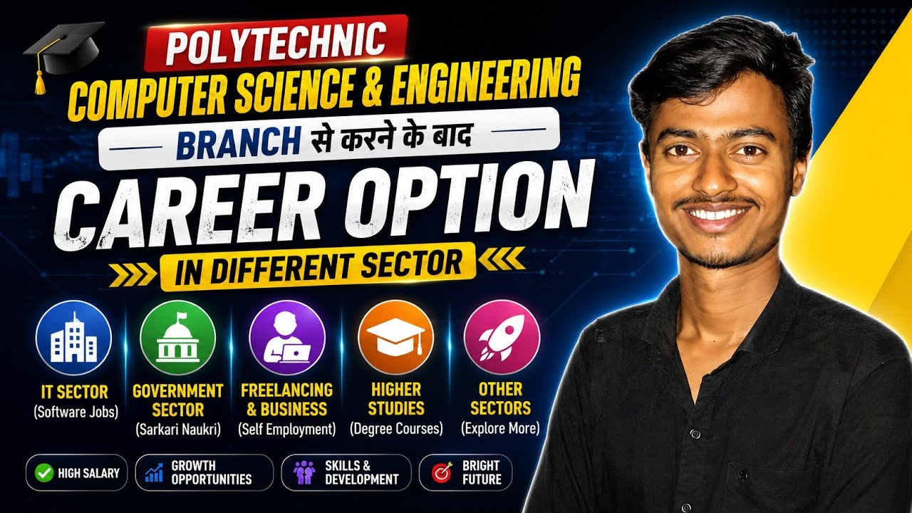 Diploma CSE Branch  Career Scope 2026 | Government Jobs, Private Jobs, B.Tech, Salary & Future