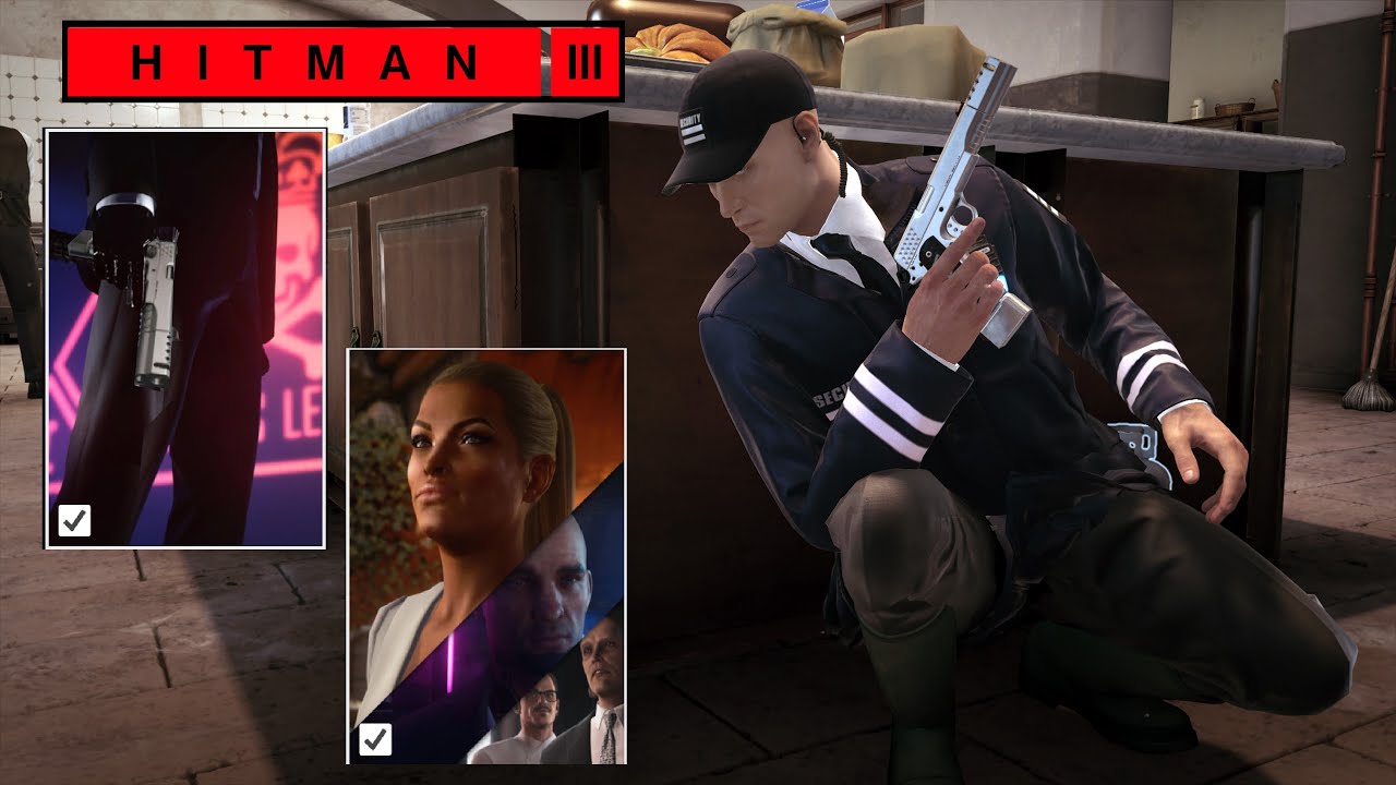 HITMAN 3 - LES QUANTA - DÉBLOQUER STRIKER V3 - ARCADE CIBLE FUGITIVE ASSASSIN SILENCIEUX