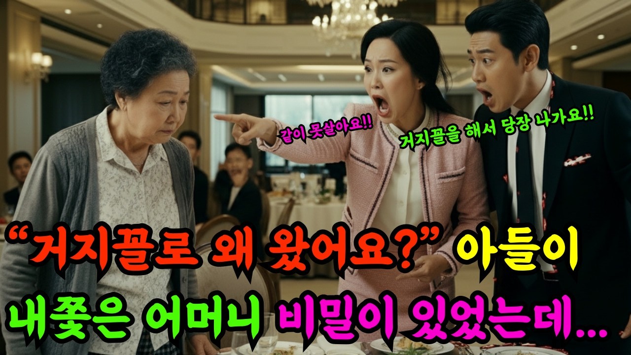 “거지꼴로 왜 왔어요?” 며느리의 그 한마디가 불러온 끔찍한 결말 #감동사연 #감동실화 #시니어 오디오북 ##감동사연