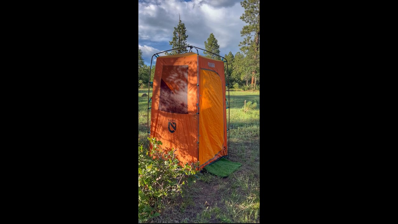 Off-Grid Camping Bathroom Setup