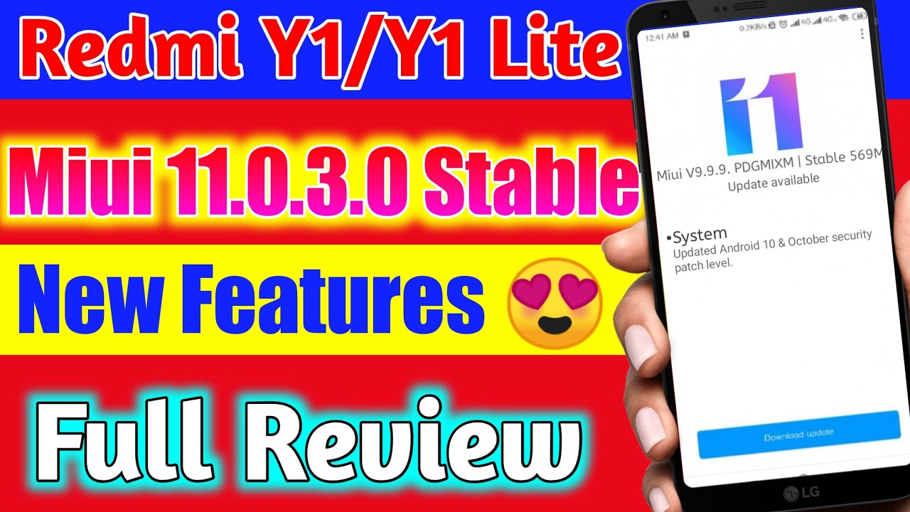 Redmi Y1/Y1 Lite Miui 11.0.3.0 Update features | Miui 11 Features | #Miui11Features