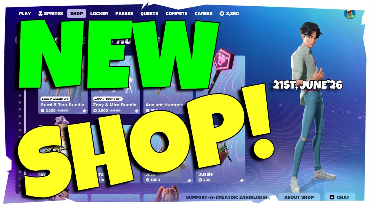Fortnite Item Shop Update! [21st June, 2026] (CH7 S3)