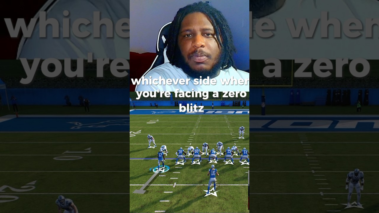 HOW TO BLOCK EVERY ZERO BLITZ IN MADDEN 25! *EASY*