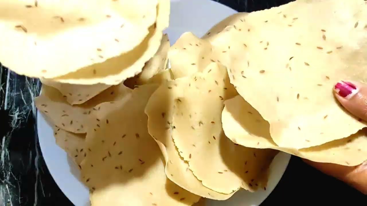 चावल का पापड़ बनाना आसान,ना धूप,तेल मिनटों में रोटी की तरह बेल का तैयार करेंगे।Chawal ki khichiya 