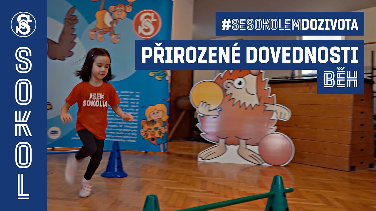 Jak naučit děti správně běhat? Cvičení pro děti 3 - 6 let 🏃 návodná videa #SESOKOLEMDOZIVOTA