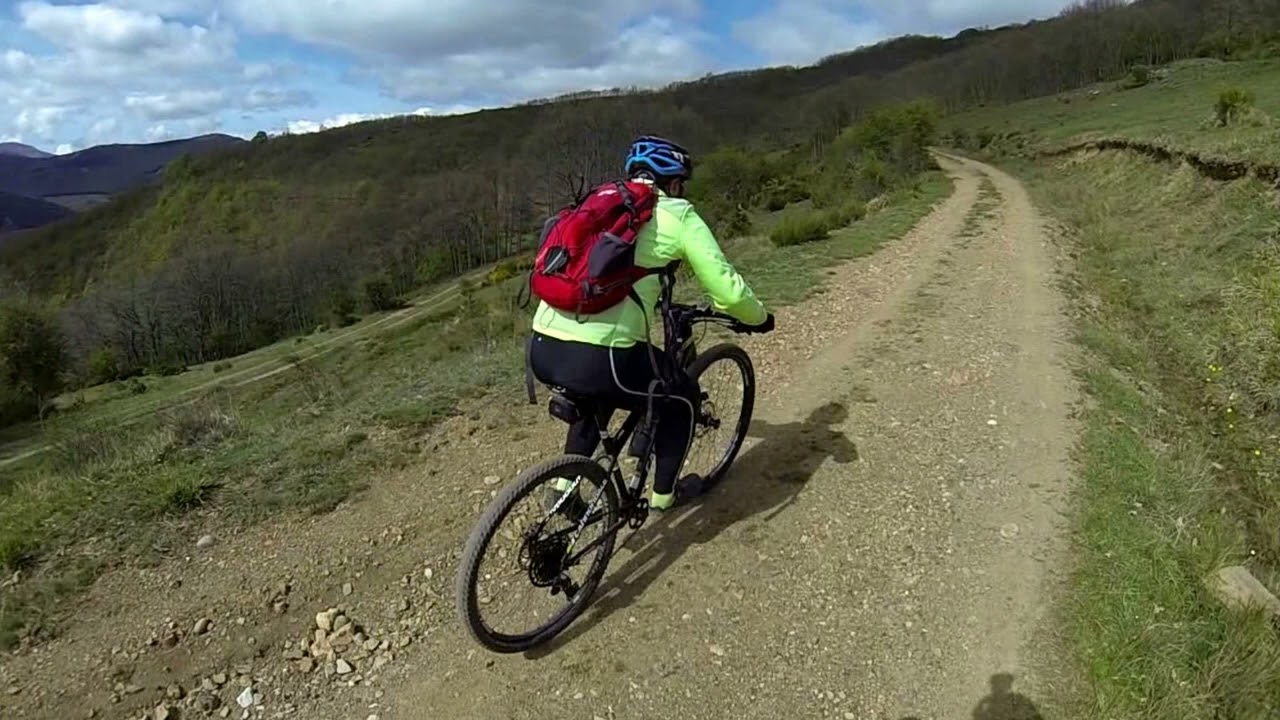 1ª parte de la Vuelta en bicicleta al Embalse de Camporredondo.