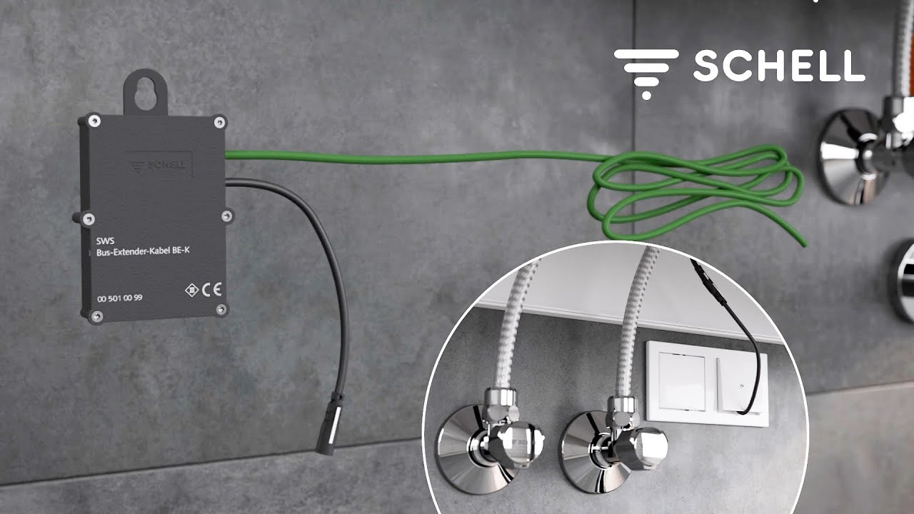 Einbau SWS Bus-Extender Kabel (Unterputz) von SCHELL | Montage