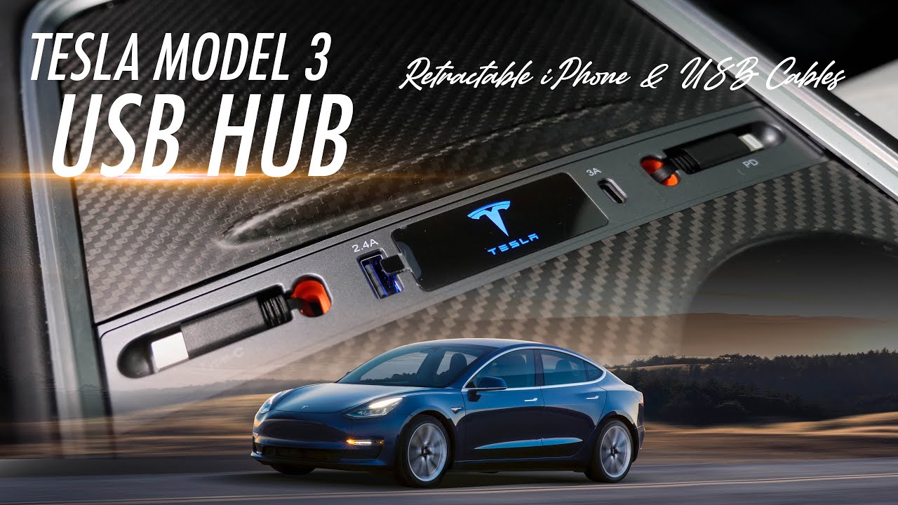 USB HUB for Tesla Model 3 - This might be my Favorite! ❤️