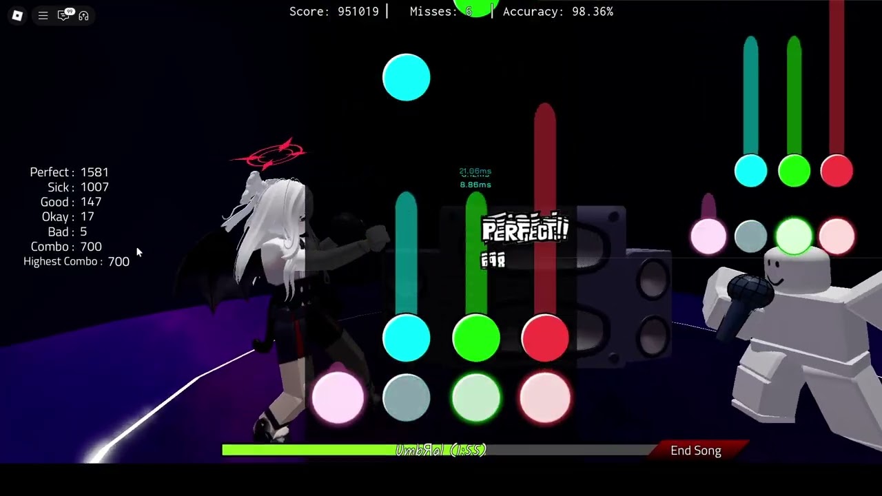 09.07 Basically FNF Remix - Camellia UmbRal 73 Miss 96.30% Clear [Roblox]