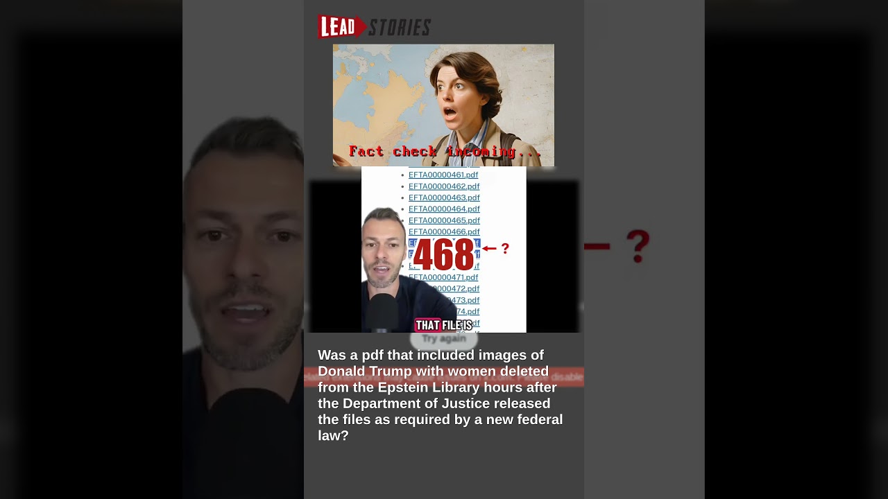 Проверка фактов: файл Эпштейна EFTA00000468.pdf с фотографиями Трампа действительно исчез с сайта...