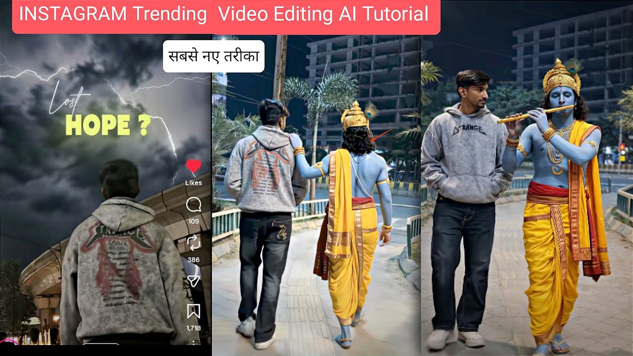 How to Trending video Editing AI Tutorial in viral Krishna Bhagwan keise banaya