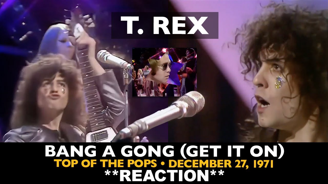 Musicians REACT to T. Rex: Bang A Gong (Get It On) with Elton John, Top of the Pops, Dec 27 1971