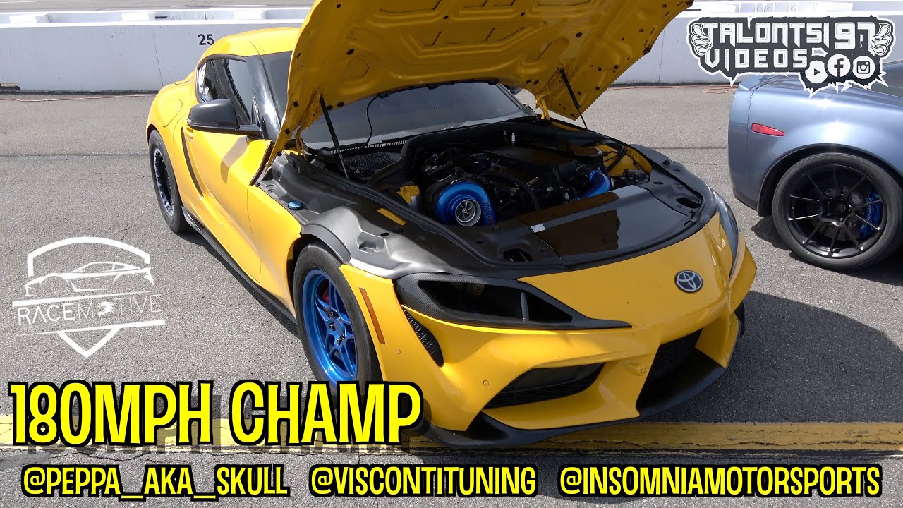 1100HP MKV SUPRA Peppa Aka Skull Wins 180mph Roll Racing Class | RaceMotive |