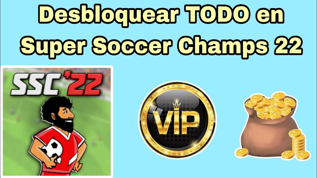 Como desbloquear el VIP y Monedas en Super Soccer Champs 22