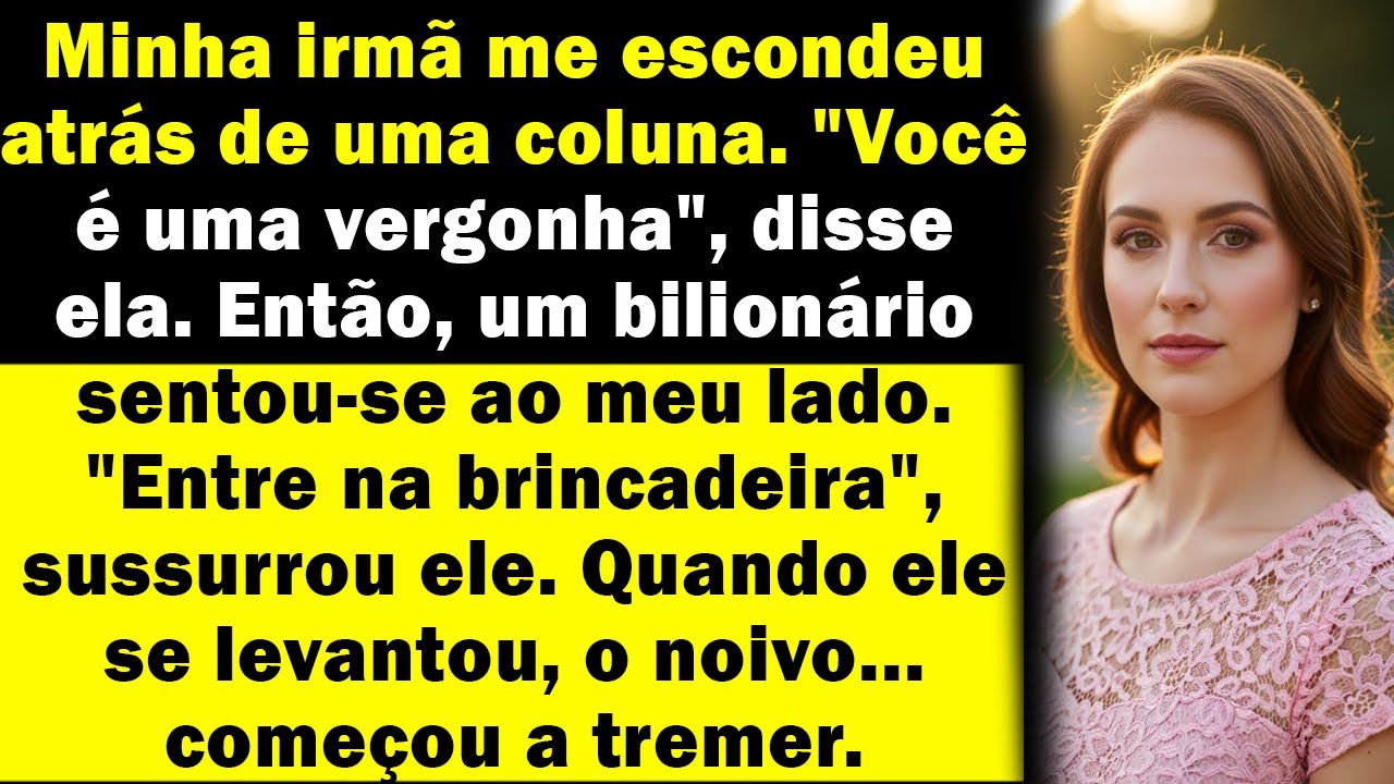 Minha irmã teve vergonha de mim no casamento — ela não sabia quem eu realmente era