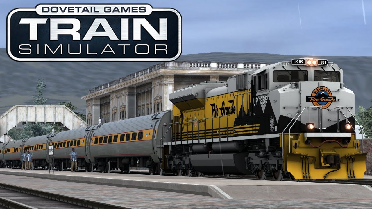 Лыжный поезд Колорадо с поездом Union Pacific Amfleets - Train Simulator Classic