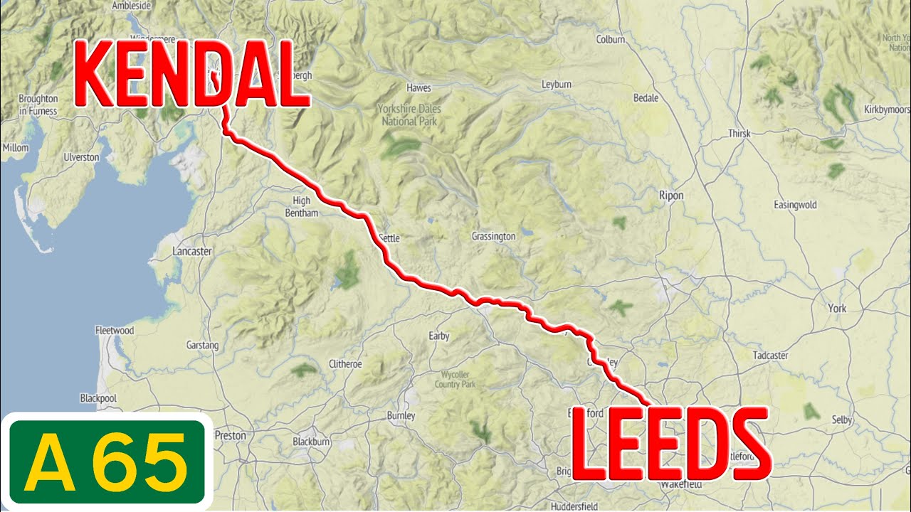England Road Tours - A65 Kendal to Leeds