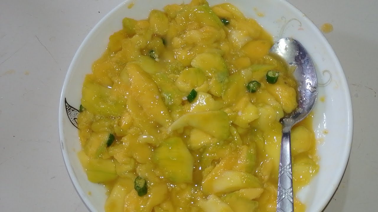 Amm makha recipes ।। হাতে চটকানো সিম্পল আম মাখা ভর্তা রেসিপি।। @mythink