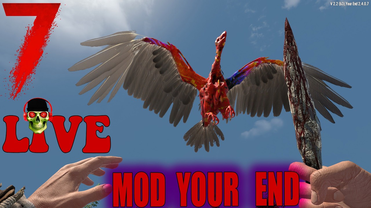 Mutantes e Zumbis🔴 7 Days to Die: MOD YOUR END