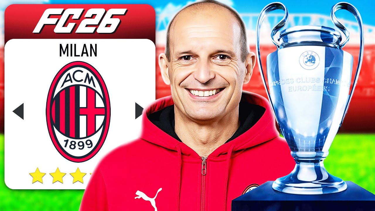 RICOSTRUISCO IL MILAN fino ALLA VITTORIA della CHAMPIONS LEAGUE su FC26!